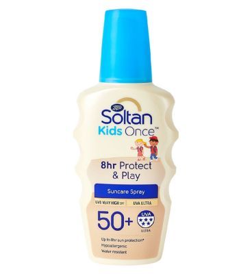 Soltan Kids Once 8hr Protect & Play Spray SPF50+ 200ml