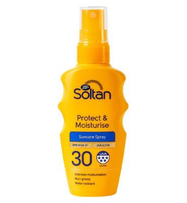 Soltan Mini Protect & Moisturise Spray SPF30 75ml