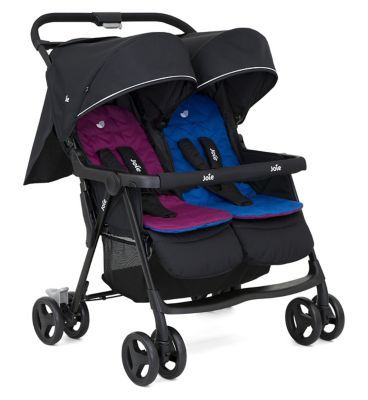 Joie Aire Twin Pushchair - Rosy &amp; Sea