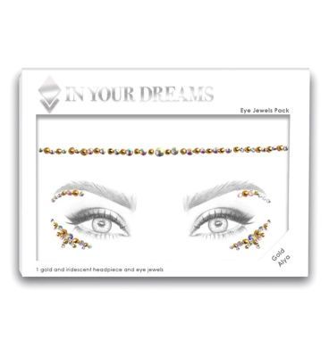 In Your Dreams Gold Alya Face Gem Headpiece