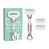 Venus Deluxe Smooth Sensitive RoseGold Razor Handle + 3 Blades GOODS Boots   