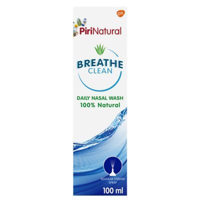 PiriNatural Breathe Clean Daily Nasal Wash - 100ml First Aid Boots   