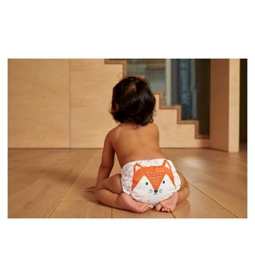 Kit & Kin Reusable Cloth Nappy (Fox Design) Baby Accessories & Cleaning Boots   