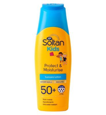 Soltan Kids Protect & Moisturise Lotion SPF50+ 200ml Suncare & Travel Boots   