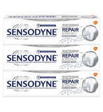 Sensodyne Sensitive Repair & Protect Whitening Toothpaste Bundle Accessories & Cleaning Boots   