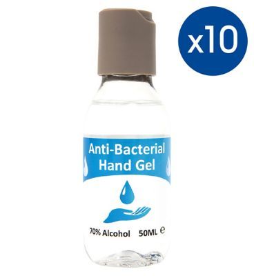 Pack of 10 Fareva Hand Sanitiser Gel 50ml