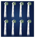 Oral-B CrossAction Toothbrush Head with CleanMaximiser Technology, 8 Pack Dental Boots   