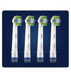 Oral-B FlossAction Toothbrush Head with CleanMaximiser Technology, 4 Pack Dental Boots   