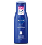 NIVEA Rich Nourishing Body Lotion for Dry Skin, Travel Size 75ml Suncare & Travel Boots   