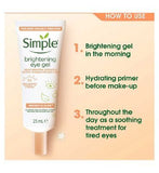 Simple Protect 'n' Glow Brightening Eye Gel 25ml Make Up & Beauty Accessories Boots   