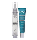 No7 LABORATORIES Line Correcting Booster Serum & Protect & Perfect Intense ADVANCED Serum 30ml Bundle GOODS Boots   