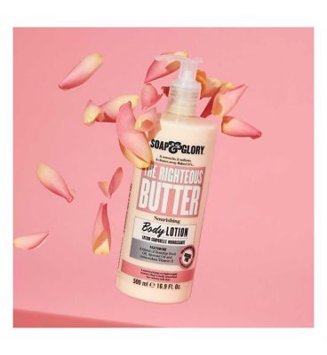 Soap & Glory The Righteous Butter Lotion 500ml Make Up & Beauty Accessories Boots   