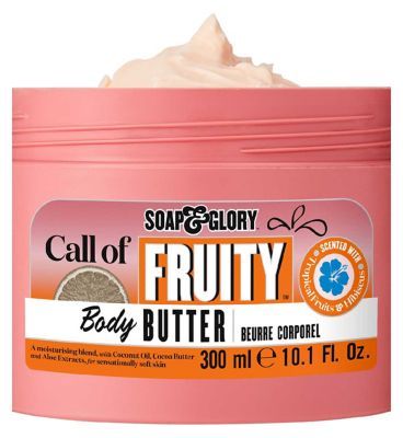 Soap & Glory Call of Fruity Body Butter 300ml Make Up & Beauty Accessories Boots   