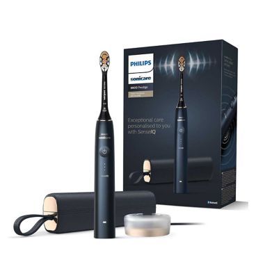 Philips Sonicare 9900 Prestige Power Toothbrush with SensieIQ - Midnight Blue HX9992/12 Dental Boots   