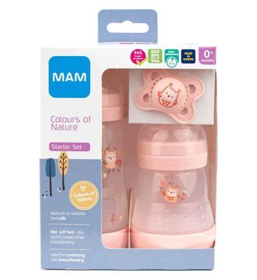 MAM Easy Start Anti Colic Colours of Nature Set - Blush Pink Toys & Kid's Zone Boots   