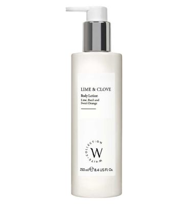 The White Collection Lime & Clove Body Lotion 250ml Body Care Boots   