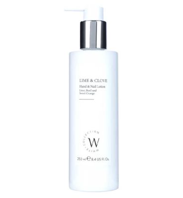 The White Collection Lime & Clove Hand Lotion 250ml Body Care Boots   