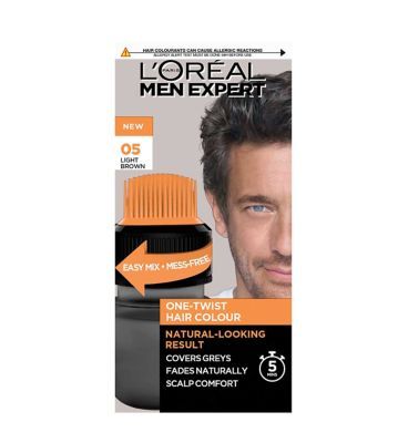 L'Oreal Paris Men Expert One Twist Hair Colour, Mens Hair Dye, Shade 5 Light Brown Men's Toiletries Boots   