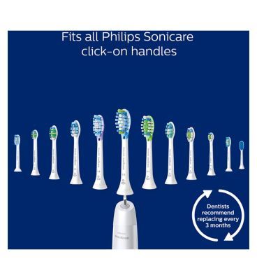 Philips Sonicare C2 Optimal Plaque Defence White Replacement Brushheads - 4pk  HX9024/10 Dental Boots   