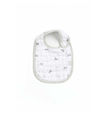 Mothercare Grey Zebra Muslin Newborn Bibs - 3 Pack GOODS Boots   