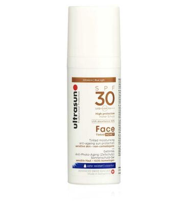 Ultrasun Face Tinted 30spf sun protection 50ml