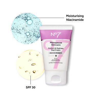 No7 Menopause Skincare Protect and Hydrate Day Cream 50ml Beauty & Personal Care Boots   