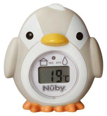 Nuby Penguin Bath & Room Thermometer Baby Accessories & Cleaning Boots   