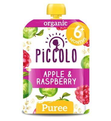 Piccolo Apple Raspberry Pouch 100g