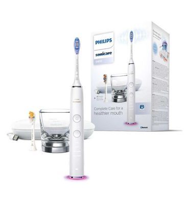 Philips Sonicare DiamondClean 9400 Smart, Electric Toothbrush, White, HX9917/88 Dental Boots   