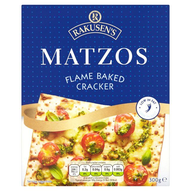 Rakusen's Yorkshire Matzo Flamed Baked Crackers Food Cupboard M&S Default Title  