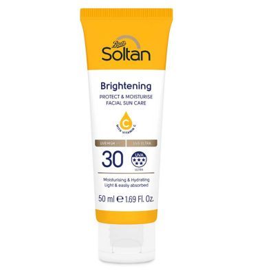 Soltan Brightening Protect & Moisturise Facial Suncare Cream with Vitamin C SPF30 50ml GOODS Boots   