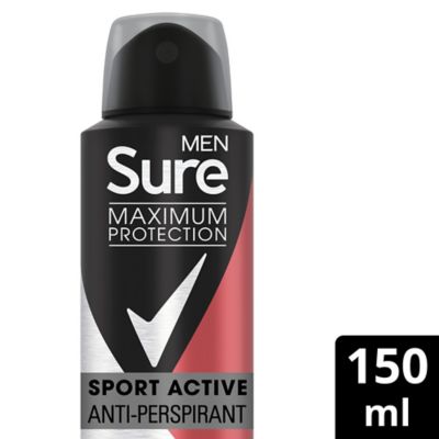 Sure Men Maximum Protection Sport Active Anti-perspirant Deodorant Aerosol 150 ml