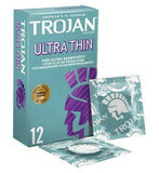 Trojan Ultra Thin Condoms 12s Intimate Care Boots   