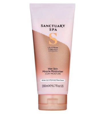 Sanctuary Spa Lily & Rose Collection Wet Skin Miracle Moisturiser 200ml GOODS Boots   