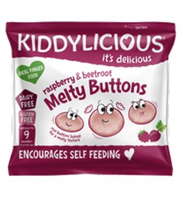 Kiddylicious Melty Buttons Rasperry & Beetroot 6g Toys & Kid's Zone Boots   