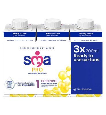 SMA Pro FIM From Birth RTF Multipack 3 X 200ml