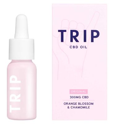 TRIP CBD Oil 300mg Orange Blossom & Chamomile 15ml Vitamins, Minerals & Supplements Boots   