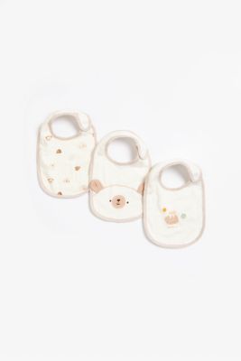 Mothercare Lovable Bear Newborn Bibs - 3 Pack GOODS Boots   