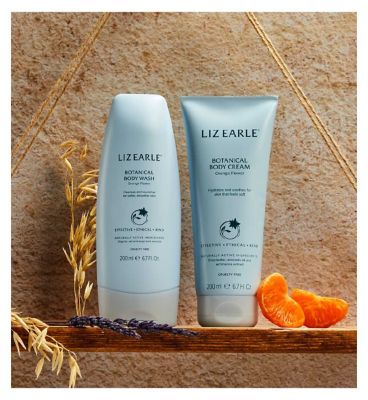 Liz Earle Orange Flower Botanical Body Cream 200ml Men's Toiletries Boots   