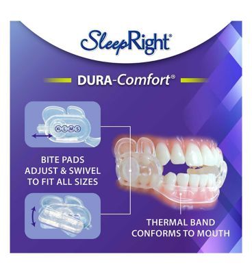 SleepRight Dura Comfort Ready to Wear Teeth Grinding and Clenching Bruxism Dental Guard Dental Boots   