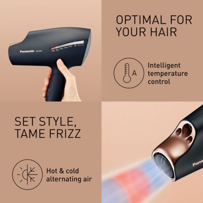 Panasonic EH-NA9J Advanced Folding Hair Dryer with Diffuser, Nanoe & Double Mineral Technology Haircare & Styling Boots   