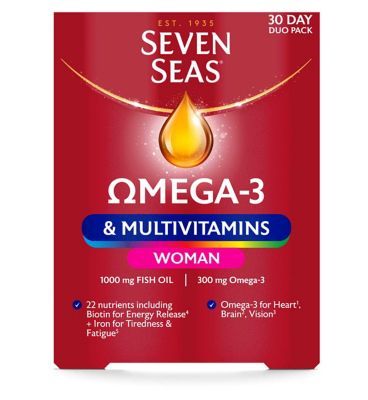 Seven Seas Omega-3 & Multivitamins Woman Duopack 30s