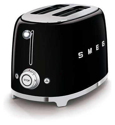 Smeg 2 Slice Toaster Black GOODS Boots   