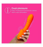 So Divine Pash Ribbed Vibrator Orange Intimate Care Boots   