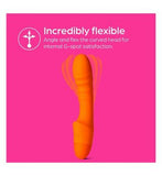 So Divine Pash Ribbed Vibrator Orange Intimate Care Boots   