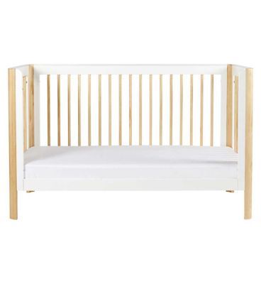 Ickle Bubba Tenby Classic Cot Bed - Scandi White