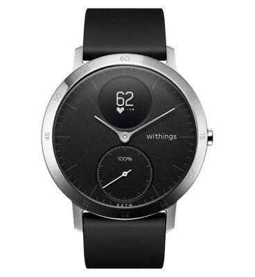 Withings Steel HR hybrid smartwatch (40mm Black) General Health & Remedies Boots   