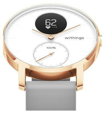 Withings Steel HR Rose Gold hybrid smartwatch (38mm White) General Health & Remedies Boots   