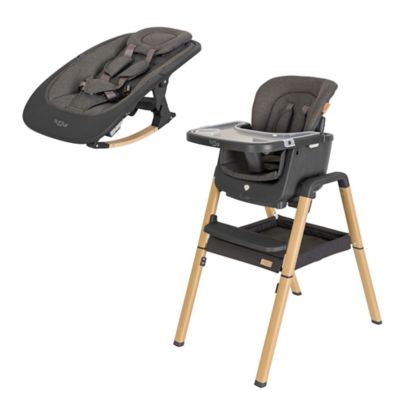 Tutti Bambini Nova Birth to 12 Years Complete Highchair Package - Grey/Oak