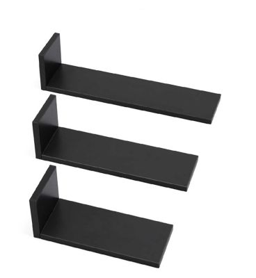 Tutti Bambini Rio Set of Three L-Shaped Wall Shelves - Slate Grey GOODS Boots   